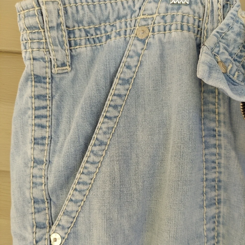 True Religion Big T Cargo Cut Off Shorts